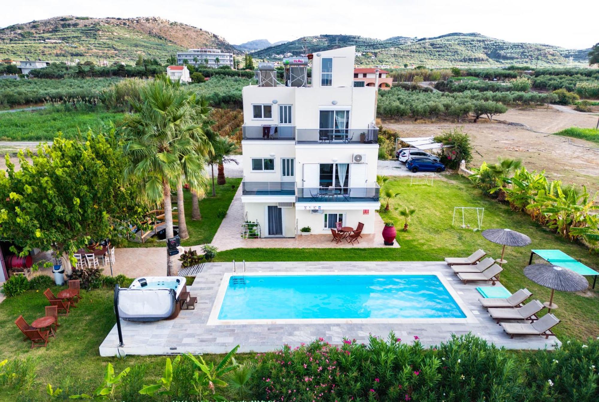 Martimi Apartments - 200M From Drapanias Beach - Pool - Hot Tub - Sauna - Bbq Киссамос Экстерьер фото